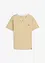 T-shirt col tunisien, 100% coton, bonprix
