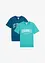 Lot de 2 T-shirts 100% coton, bonprix