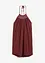 Robe à bretelles, effet froissé, bonprix