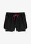 Short de sport 2-en-1 ultra-léger, bonprix