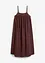 Robe à fines bretelles en viscose mélangée, bonprix