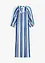 Robe caftan rayée en viscose texturée, bonprix