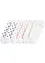 Lot de 6 paires de chaussettes courtes en coton, bonprix