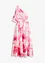 One-Shoulder-Kleid aus glänzendem Satin, bonprix