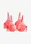 Lot de 2 soutiens-gorge à coques et dentelle multicolore, bonprix