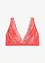 Soutien-gorge bralette sans armatures avec une dentelle multicolore, bonprix