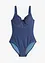 Maillot 1 pièce à armatures, aspect jean, bonprix