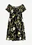 Robe col Bardot en jersey viscose, bonprix
