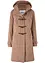 Duffle-coat en velours côtelé doublé, mi-long, bonprix