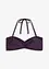 Bandeau-Bikinioberteil mit abnehmbaren Trägern, bonprix