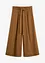Pantalon en popeline de coton et ceinture (ens. 2 pces), bonprix