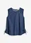 Jeans-Blusentop aus Bio-Baumwolle, bonprix