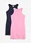 Interlock-Trägerkleid aus reiner Bio-Baumwolle, (2er Pack), bonprix