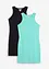 Interlock-Trägerkleid aus reiner Bio-Baumwolle, (2er Pack), bonprix