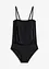 Maillot 1 pièce bandeau à bretelles amovibles, bonprix