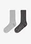 Socken mit Bio-Baumwolle und mit Lurex (2er Pack), bonprix