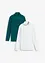 Langarmshirt mit reiner Bio-Baumwolle (2er Pack), bonprix