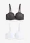 (2er Pack) Balconette-BH mit zarter Spitze, bonprix