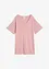 T-shirt en maille fine avec du lin, bonprix