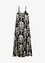 Robe à bretelles en viscose texturée, bonprix