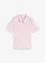 Geripptes Poloshirt aus Viskose-Mix, bonprix