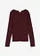 T-shirt manches longues doux en viscose majoritaire, bonprix
