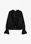 Blouse en mousseline légèrement transparente, bonprix