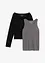 Top et T-shirt manches longues en jersey (ens. 2 pces), bonprix