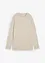 Sweat-shirt long aspect maille, bonprix