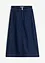 Jupe midi en jean, bonprix