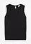Top sans manches aspect froissé, bonprix