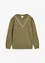 Sweat-shirt en coton mélangé avec broderie, bonprix