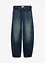 Jean Barrel taille mi-haute avec ceinture, bonprix