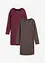 Robes en jersey coton extensible par lot de 2, bonprix