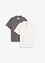 Poloshirt (2er Pack) aus reiner Bio-Baumwolle, bonprix