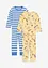 Pyjama aus reiner Bio-Baumwolle (4-tlg. Set), bonprix