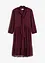 Mesh-Jerseykleid mit Schluppe, bonprix