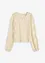 Kurzes Shirt aus elastischer Spitze, bonprix