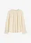 Spitzen-Shirt mit Volants aus Baumwolle, bonprix