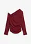 One-Shoulder-Shirt aus strukturiertem Crêpe, bonprix