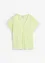 Shirt mit Seidenanteil und Webeinsatz, bonprix