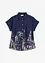 Oversized Popeline Kurzarmbluse aus Baumwolle, bonprix