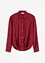 Bluse mit Wickel-Detail aus strukturiertem Material, bonprix