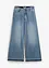 Wide-Leg-Jeans High Waist, cropped, bonprix