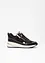 Stylischer Tamaris Sneaker mit glitzerndem Obermaterial und Details in Schlangen- und Lackoptik, Tamaris