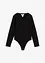 Gerippter Body mit reiner Bio-Baumwolle, bonprix