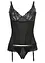 Top porte-jarretelles + string ouvert (ens. 2 pces), VENUS
