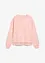 Sweat à empiècement en dentelle, bonprix