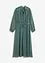 Robe en mousseline à passepoils contrastants, bonprix