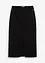 Jupe en twill avec franges, bonprix